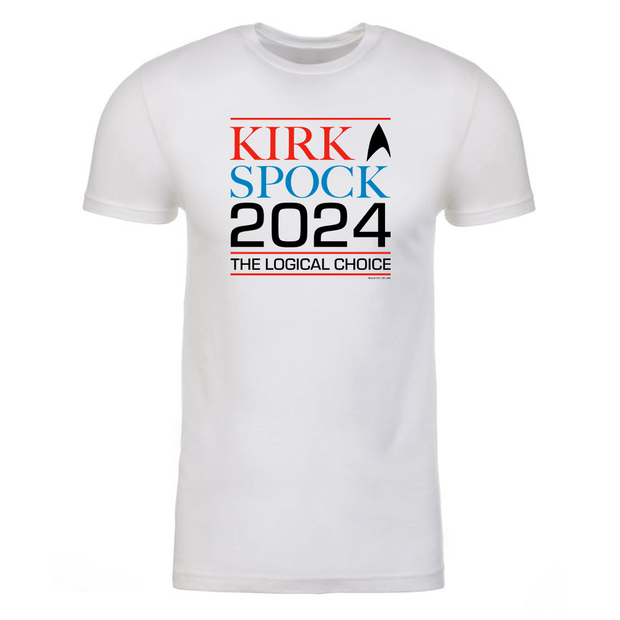 Star Trek: The Original Series Kirk & Spock 2024 Adult Short Sleeve T-Shirt