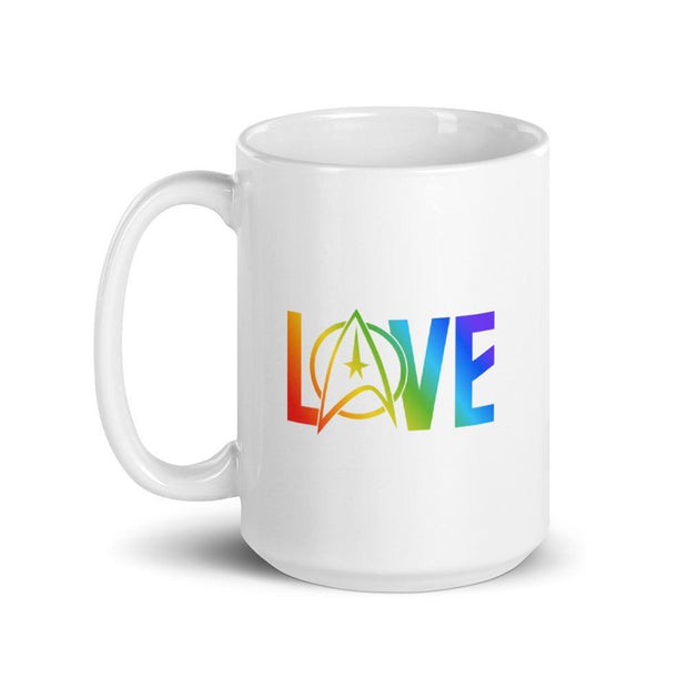 Star Trek: The Original Series Pride Love White Mug