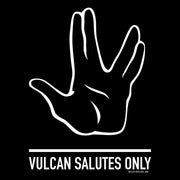 Star Trek: The Original Series Vulcan Salutes Only Sign  Adult Short Sleeve T-Shirt