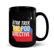 Star Trek The Pod Directive Black Mug