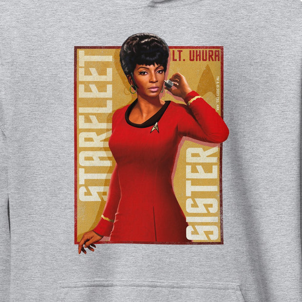 Star Trek: The Original Series Uhura Starfleet Sister Hooded Sweatshirt