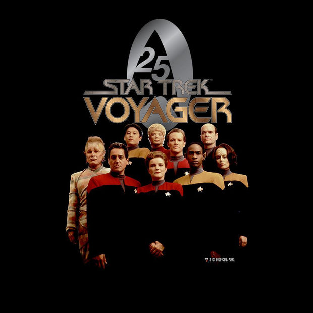 Star Trek: Voyager 25 Gold Original Crew Adult Short Sleeve T-Shirt
