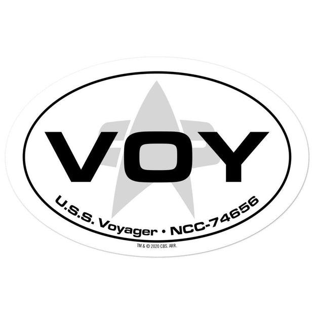 Star Trek: Voyager Location Die Cut Sticker
