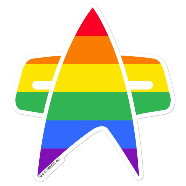 Star Trek: The Next Generation Pride Delta Die Cut Sticker