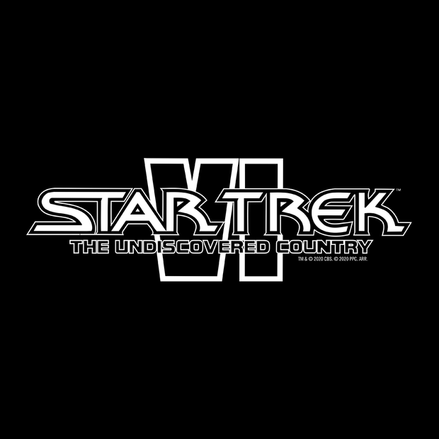Star Trek VI: The Undiscovered Country  Logo Adult Short Sleeve T-Shirt