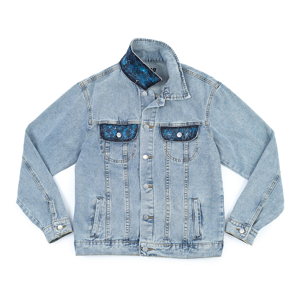 Star Trek Delta Hand-Painted Denim Jacket by Wren + Glory | Star