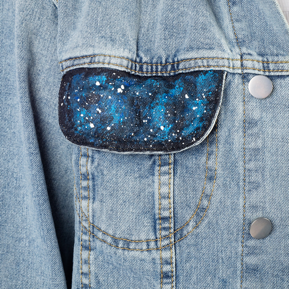 Star Trek Delta Hand-Painted Denim Jacket by Wren + Glory | Star