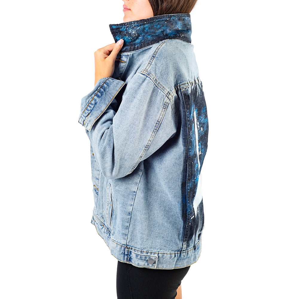 Star Trek Delta Hand-Painted Denim Jacket by Wren + Glory | Star