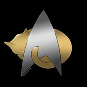 Star Trek: The Next Generation Kitty Cat Logo Adult Short Sleeve T-Shirt