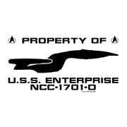 Star Trek: The Next Generation U.S.S. Enterprise Profile Adult Short Sleeve T-Shirt