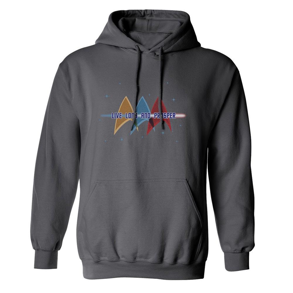 Star Trek The Original Series Live Long and Prosper Deltas Fleece Hoo Star Trek Shop Canada