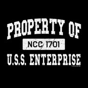 Star Trek: The Original Series Property of U.S.S. Enterprise 1701 Fleece Hooded Sweatshirt